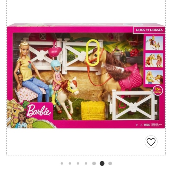 Barbie Other - Barbie Hugs 'N' Horses Play set Kids Toy Gift - Barbie Doll and Chelsea